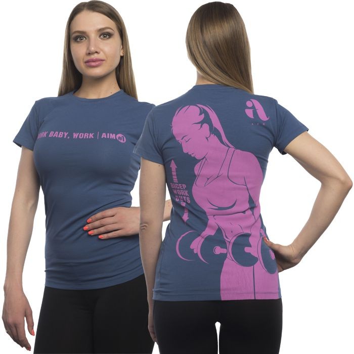 Aim одежда. Футболка aim Bicep Blue/Pink. Женские бойцовские футболки. Майка армрестлинг. Любая футболка.