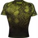 Компрессионная футболка Venum Fusion Compression T-shirt - Black Yellow Short Sleeves
