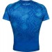 Компрессионная футболка Venum Fusion Compression T-shirt - Blue Short Sleeves